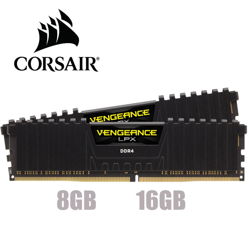 CORSAIR Vengeance LPX 8GB 8G DDR4 PC4  2400Mhz 3000Mhz 3200Mhz Module 2666Mhz 3600Mhz  PC Desktop RAM memory 16GB 32GB DIMM